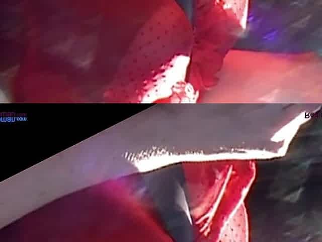 Amateur mother I'd like to fuck Braless wearing her Sheer Red HAWT Top all around City