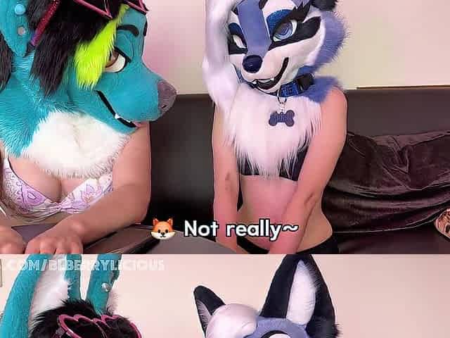 Cheating On My Husband With Tiny IceyFoxx And Cumming In Her During Pool Party (Fursuit Porn)
