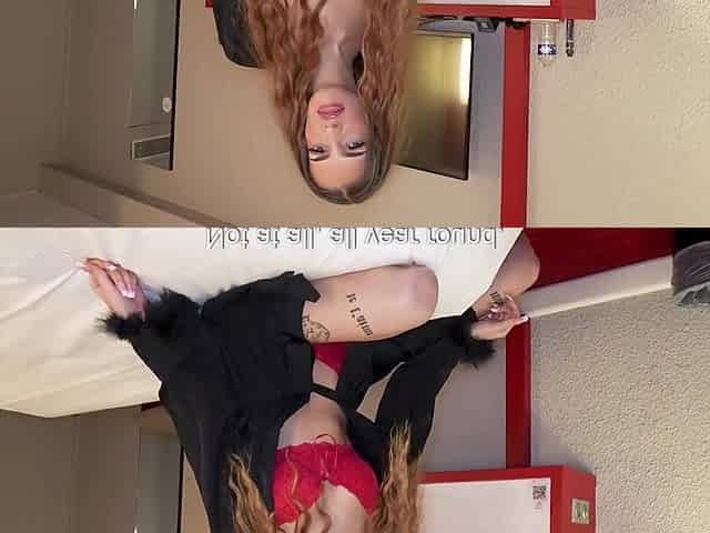 The Belgian skinny beauty is ready to take a black dick of her Santa