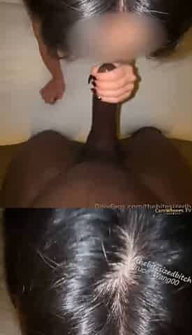 Asian White Sold Out To Eleven Inch BBC Slipping Down Deep