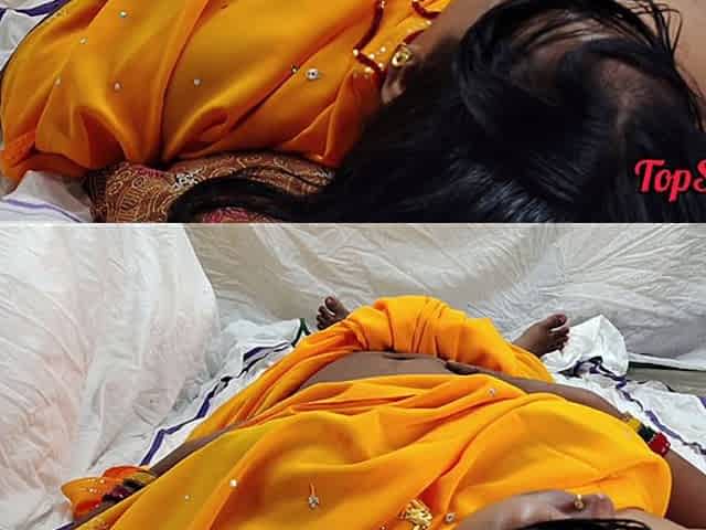 Desi Saree Beautiful Wife Late Night Amazing Fucking