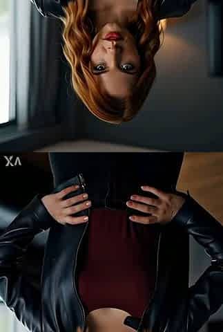 Flirty redhead 1st meeting - AI generated