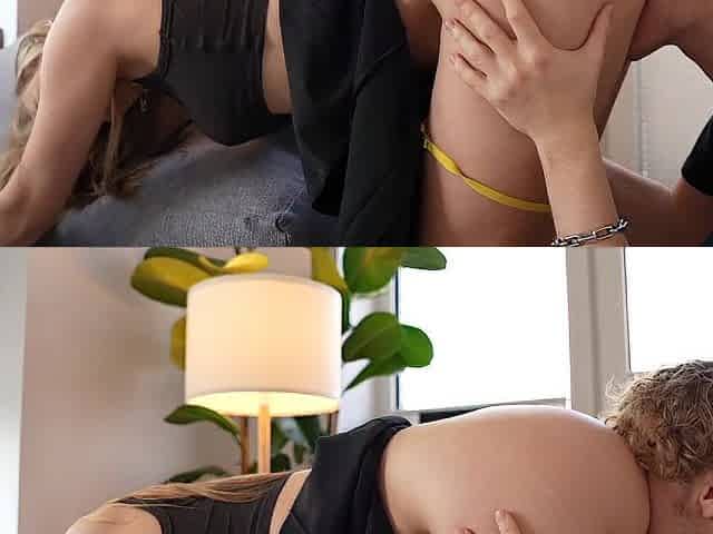 Beautiful Blond Gets Hard Screwing in Her Taut Vagina - Mira David