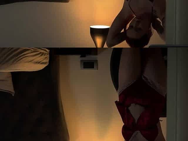 Shared bed get naughty and creampied by mischievous step