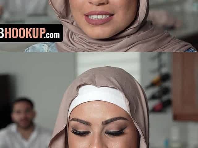 Pretty Curvy Arab Cleaning-lady In Hijab Succumbs To Her Boss's Flirting & Lets Him Fuck Her Hard