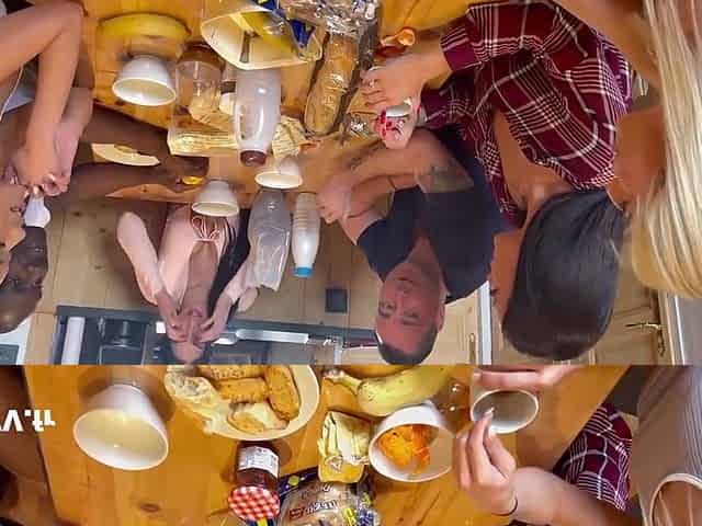 Ricky Mancini, Megane Lopez And Clea Gaultier - Orgy In A Mountain Chalet