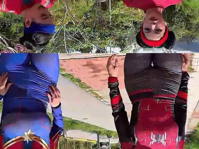 Vehement Spider-Woman vs. Anal Sex Lover with Her Ally's Boyfriend