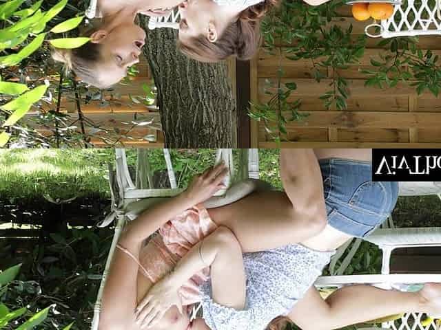 Large titties jiggle as they lick every other's vagina voraciously