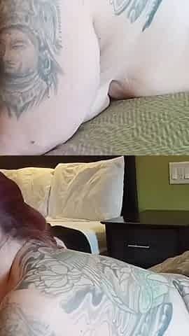 Lucky Gurl Inkdup - Best Fruit Roll up Blowjob with a Huge Cumshot
