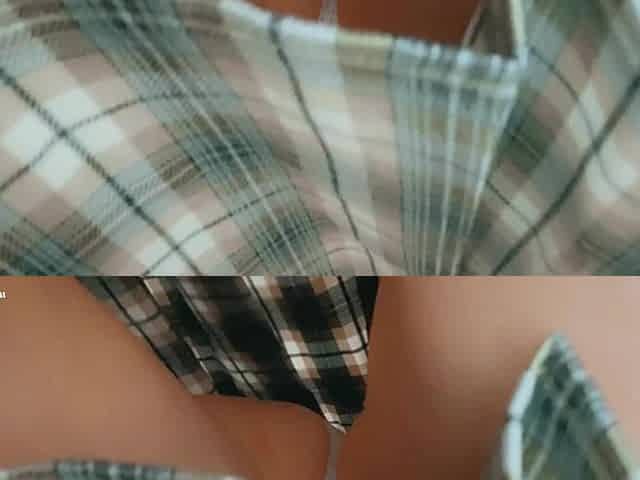 Touching Under Her Skirt. Girl Gets Stranger's Hot Sperm in Subway.