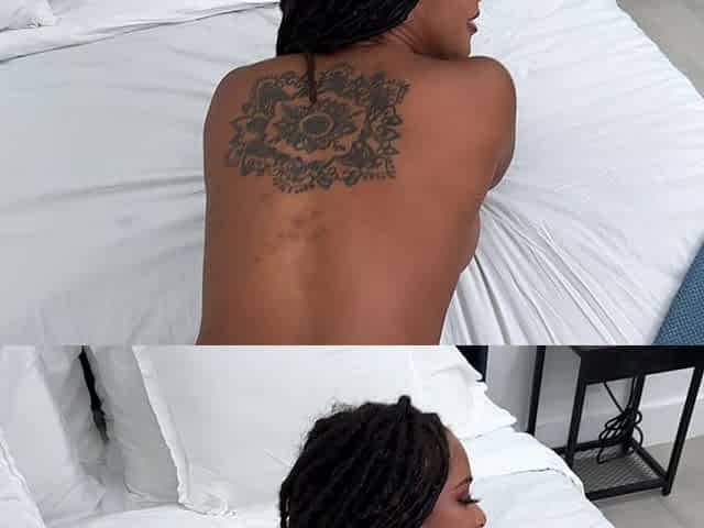 Ebony Babe Cali Sweets Was Ready to Ride Jmac's Dick