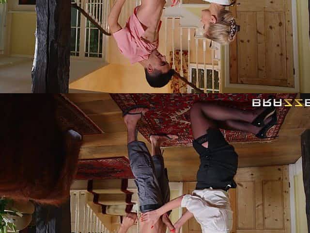 Younger guy with a long boner bangs mature blonde Georgie Lyall
