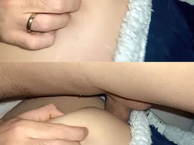 Large butt teen rides large dong