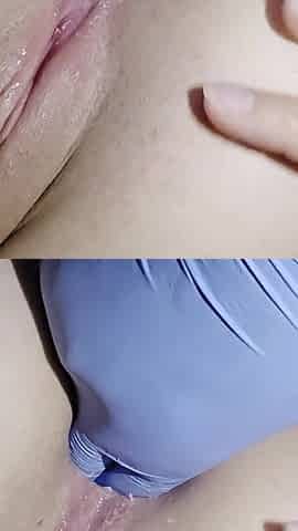 Close-up Asshole Stretching by My Partner at Home