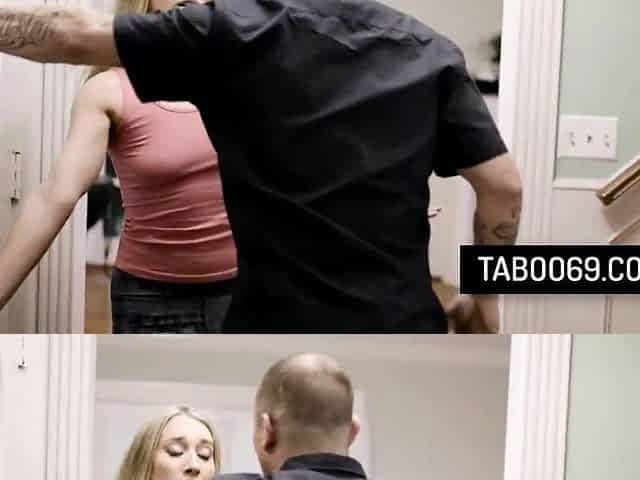 Hawt Golden-haired mother I'd like to fuck Riley Reyes Gets Drilled From The Behind by The Cable Dude