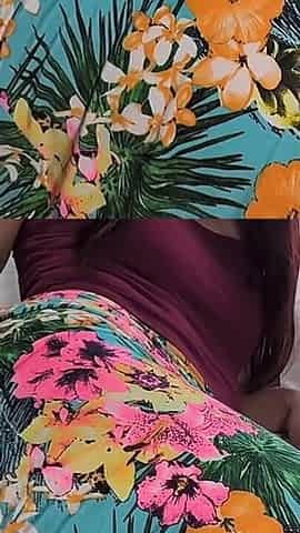 Wife Wearing Summer Dress Masturbates Alone