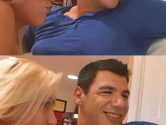 Jamie Applegate - Milfs Cuckold 2 Blonde With A Big Ass Enjoys A Big Cock While Her Husband Watches