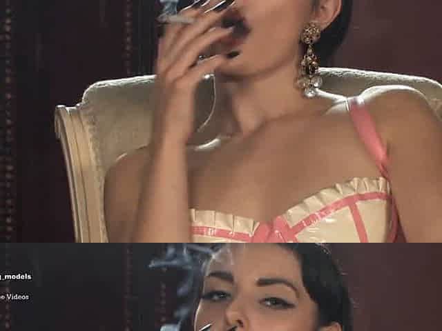Portia Smoking
