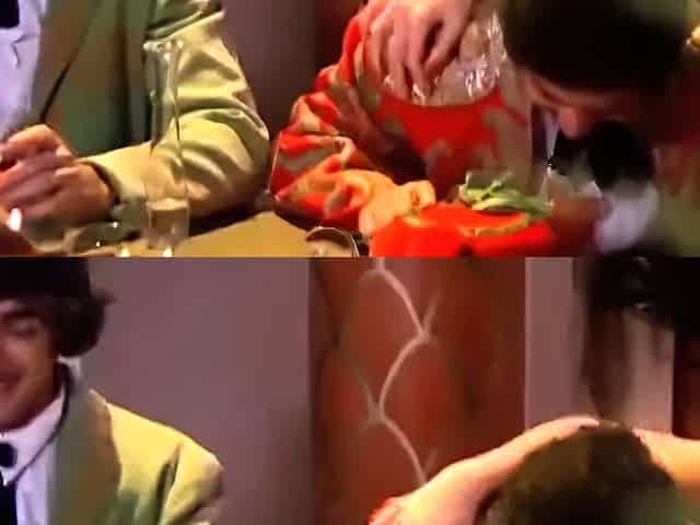 Brunette hardcore blowjob