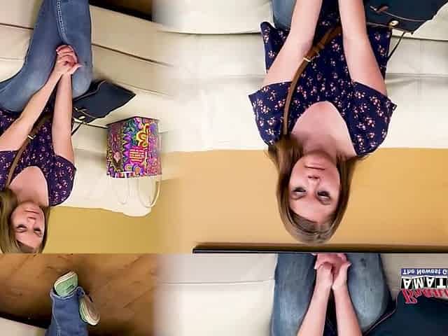 Petite Busty Coed Lauren Sucks A Cock Before She Gets Banged And Jizzed!