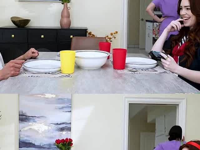 Slutty sister steals her sisters fiance for a creampie