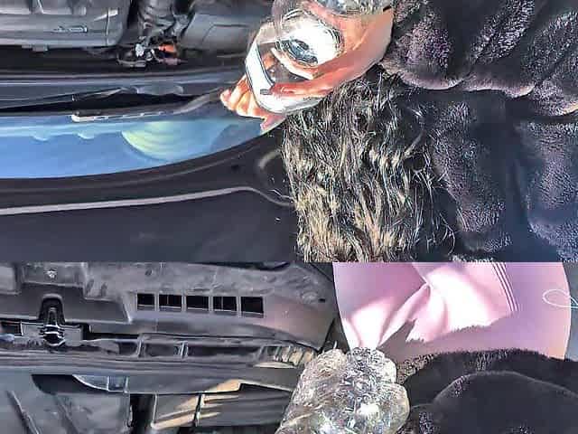 Car Breakdown! Lewd Student Repays Rescuer... (Fellatio and Wild Sex)