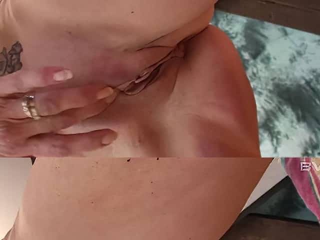 Mature Blonde Takes A Pounding From Behind And Licks Cum Off The Tip
