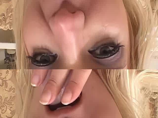 Get A Look At Those Natural Tits And Remember You Can Leave A Load On Them After She Sucks