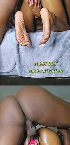 1023FEET stepsiblings backshots with rose toy combo marvelous feet showing