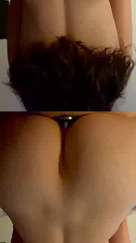 Brunette milf reverse cowgirl butt plug