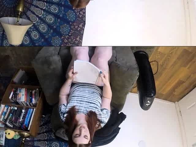 This brunette chick with nice big boobs and a pretty face is