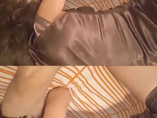 763 (02) - Blond amateur, salope, levrette, pipe, anulingus, underware satin, culotte, baise, POV
