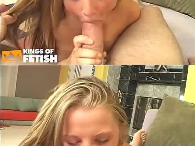 Teen with Huge Tits Play with Her Cunt and Gets Boned by a Guy in Different Positions