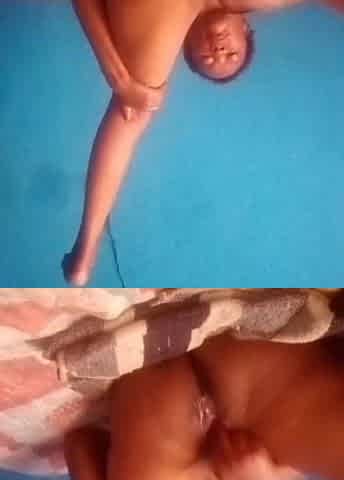 Horny Ebony Cougar Masturbating and Squirting Send Videos to Her BF