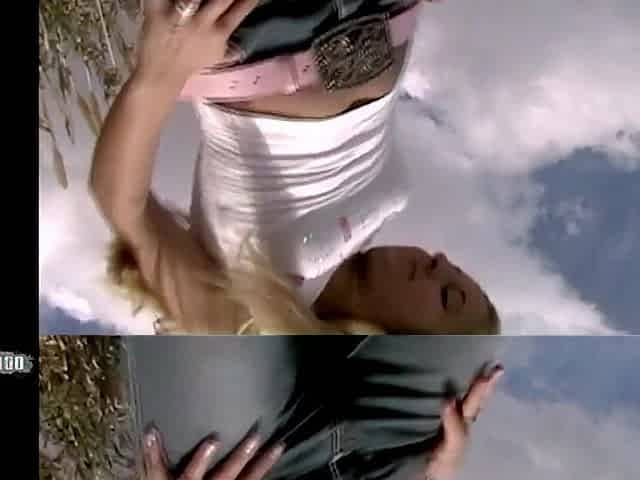 Maria-angel: Great Young Blonde Maria Angel Doing a Hot Striptease by the Sea