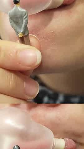 Giantess Stepsister Chewing Gum and Trap Tiny Stepbrother Humiliates and Chews Bubble Gum and Gets Trapped and Gets the Chewing