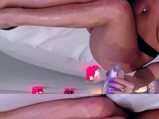 Beautiful blonde nanny and big boobed blonde MILF get pumped