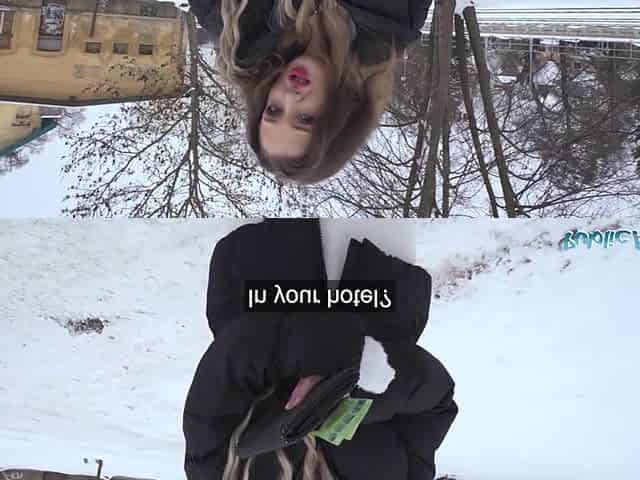 Small Ballerina sits on my plump schlong until this babe cums - Public Agent