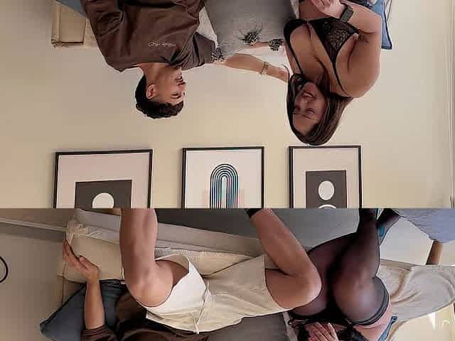 Amiga Curvy me pide ayuda con su cita de Tinder... Ina