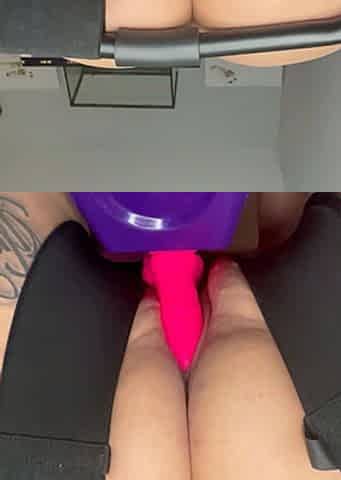 Amateur redhead poses and masturbates with toys