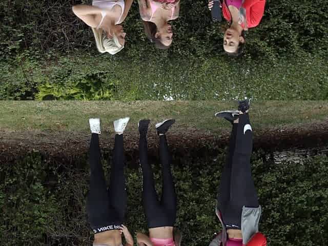 A foursome with Charlotte Rose and Kayleigh Davis