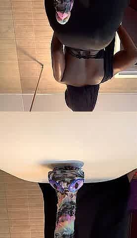 I was slutty and my Parents were around so I drilled myself in the bath( Squirt and Climax)