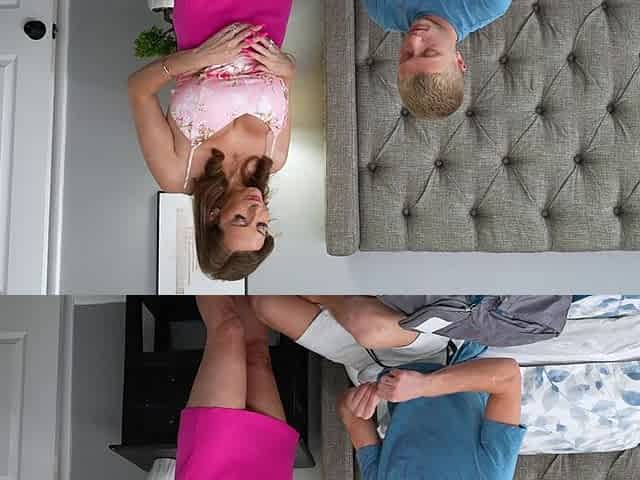 Busty milf Kat Marie gets her tight asshole gapped.