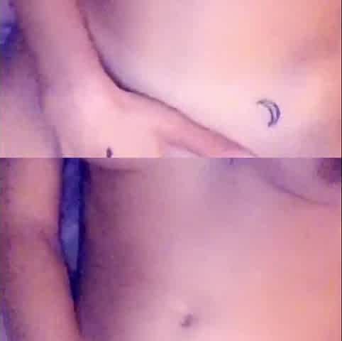 Nasty large booty teen plays with her taut vagina