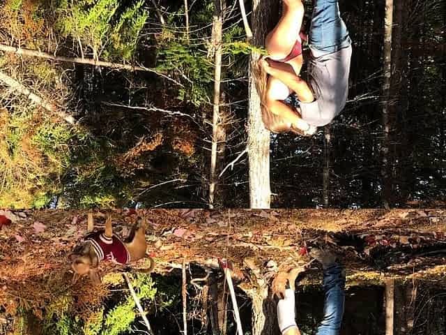 Amateur brunette slut hardcore pounding outdoors