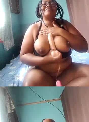 Showing off My Ebony Pussy and My Big Ass Part 3