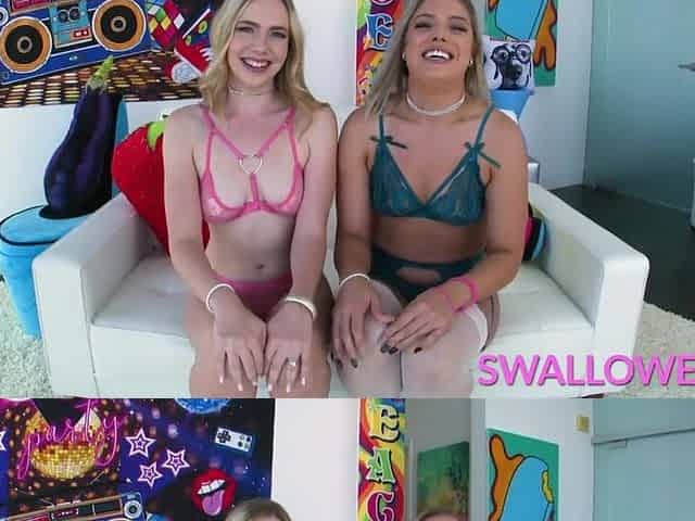 DRANK Cum hungry Rebel Rhyder and Lana Anal gulp it all