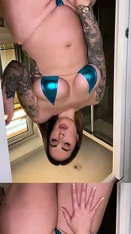 paige turnah is teasing you in a micro bikini and wants