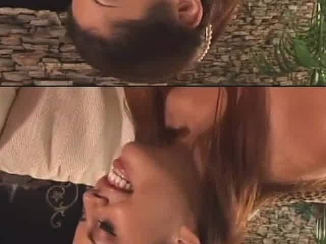 Threesome - Three Beatiful Teen Girls Have Sex in Front of the Fireplace