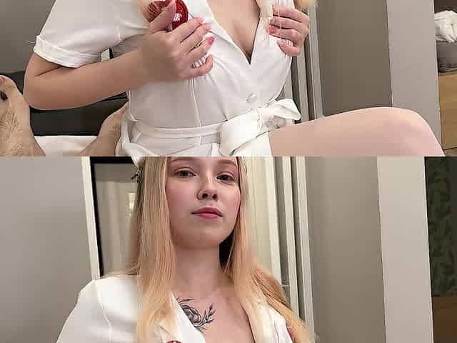 Excited Nurse With a Flawless Twat and Large Bazookas - Most excellent Cure!